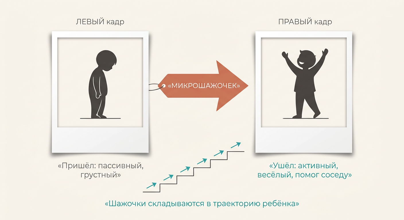 Наблюдение: пришёл грустным — ушёл весёлым